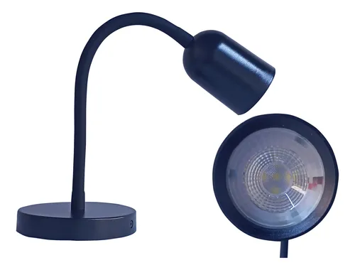 Lampara Led S/p 5w C/negra