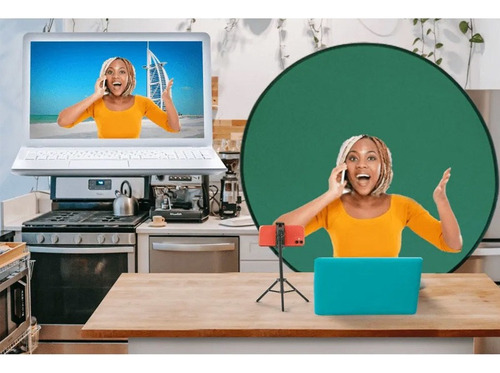 Pantalla Verde Portátil Chroma Key Grabación De Vídeo De Fon