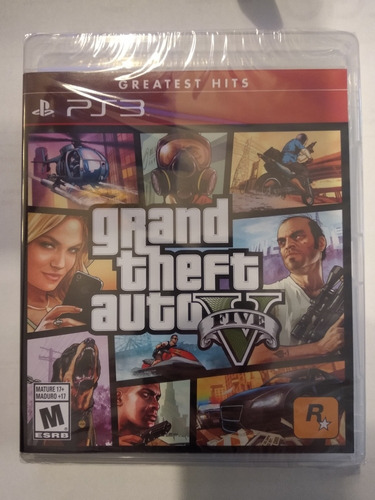 Imagen 2 de 10 de Gta 5 V Ps3 Juego Fisico Sellado Nuevo Sevengamer
