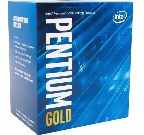 Intelpentium Gold G54002 Núcleos 3.7ghz Gráfica Integrada