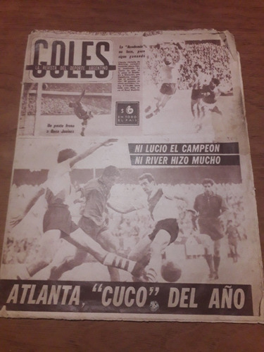 Revista Goles River Independiente Pele Fútbol Atlanta 