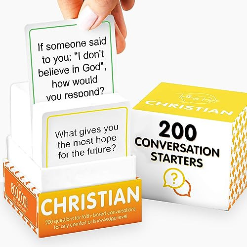 200 Tarjetas De Preguntas Cristianas Conversaciones Ins...