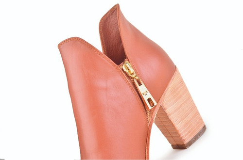 Imagen 6 de 8 de Botines Botinetas Botas De Mujer De Cuero Bonn - Ferraro