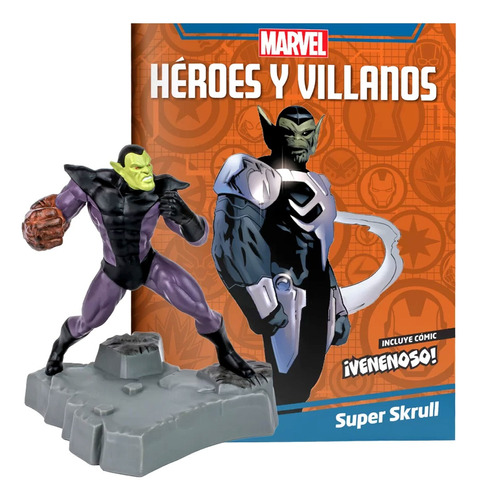 Coleccion Héroes Y Villanos Marvel N° 20 Super Skrull