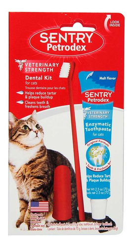 Kit Dental Gato Sentry Petrodex Malta. Np