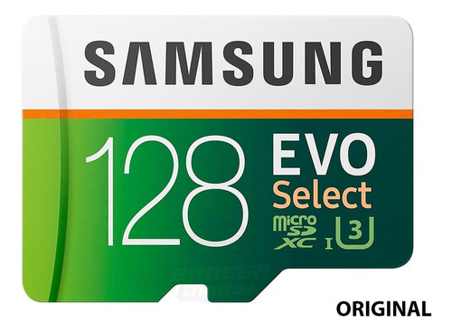 Tarjeta de memoria Samsung MB-ME128GA/AM  Evo Select con adaptador SD 128GB