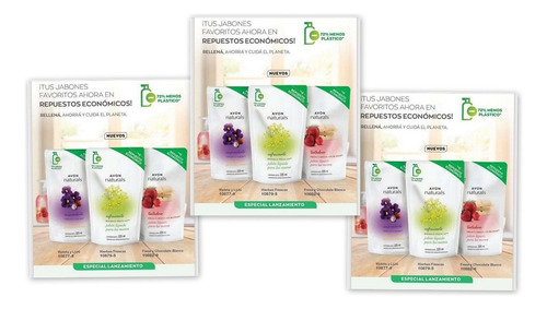 Jabón Líquido Para Manos Repuesto Economico Avon Naturals