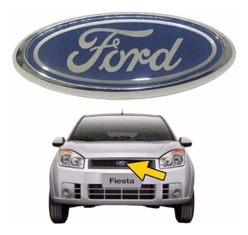 Emblema Parrilla Frontal Ford Fiesta