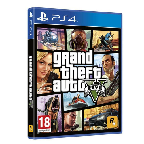 Jogo Gta 5 Grand Theft Auto V Ps4 Mídia Física Lacrado