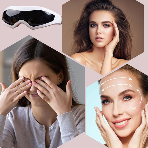 . Gafas De Masaje For Ojos Masajeador De Ojos Con Vibración