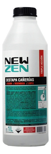 Destapa Cañería New Zen × 1 Litro