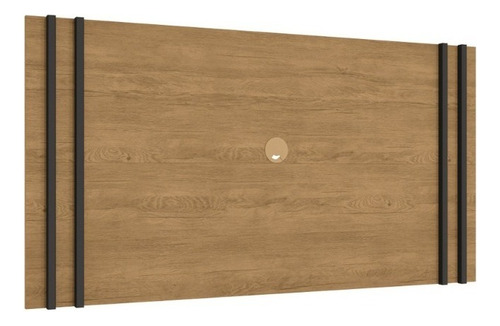 Panel Tv 42 Venezia Castaño Metal Color Marrón Claro