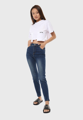 Imagen 5 de 5 de Jeans Woman Spandex Soviet Svje303az