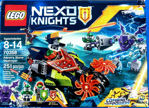 Lego Nexo Knights 70358 Aaron's Stone Destroyer Nvo Env Grat