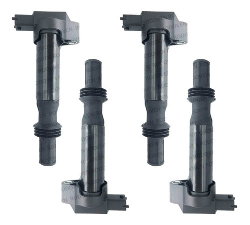 4 Pack Bobina Para Citroen C4 Cactus 1.2 Eb2 2019