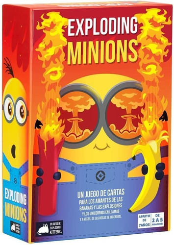 Imagen 2 de 4 de Juego De Mesa Exploding Minions Original Nuevo Español