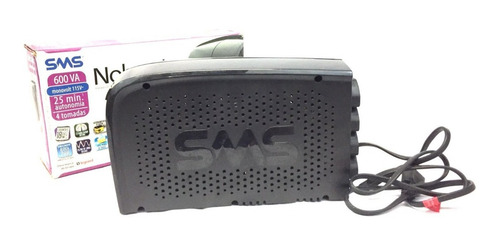 Imagem 2 de 4 de Nobreak Sms 600va Entrada De 115v/127v E Saída De 115v