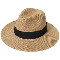 Comprar Sombrero De Paja Panamá De Ala Ancha Plegable Para Mujer