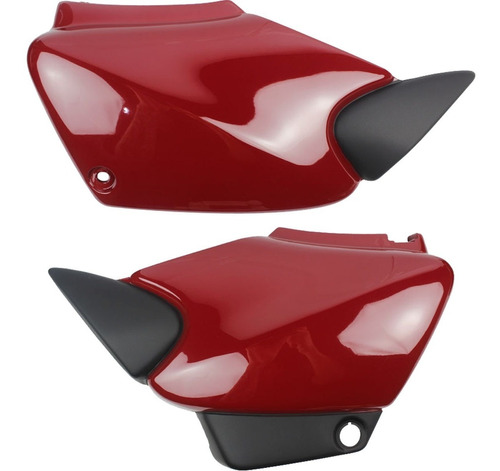 Tampa Lateral Mod Original Titan 125 Es 2002 A 2003 Vermelho