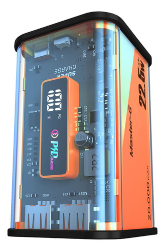 Power Bank 20000 Mah + Audífonos Flexpro Master-g