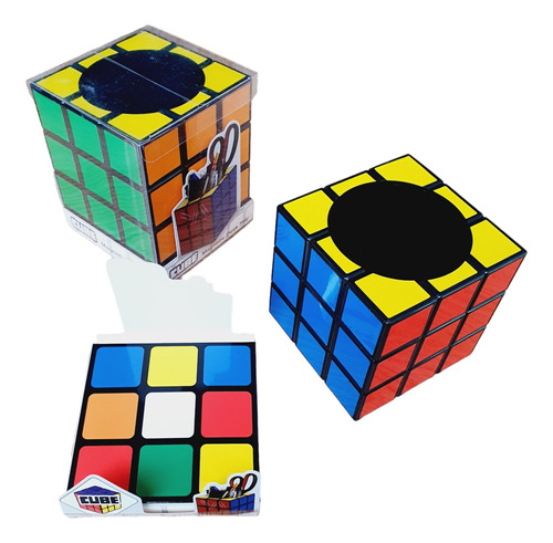 Porta Lapices Cubo Rubik 3x3 Magnetico Magic Cube Escritorio
