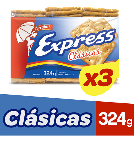Galletitas   324 Gr Express Galletitas Crackers