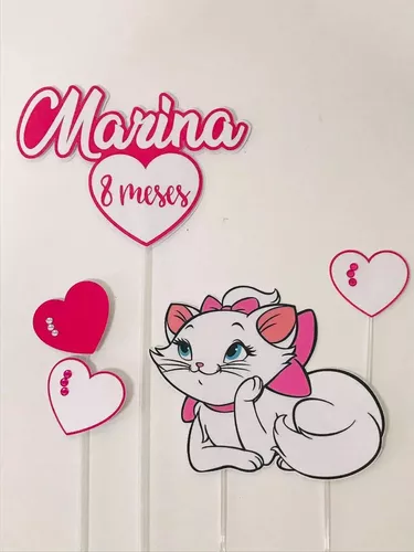 Bolo Gatinha Marie, Este bolo foi para o aniversário de 1 a…