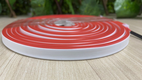 Fita Led Neon 5m Com Corte De 2,5cm, Alto Brilho - Vermelho