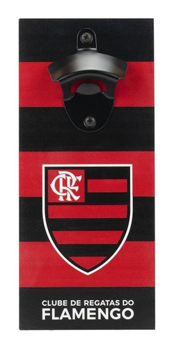 Abridor Garrafas Ímã Geladeira 25x11cm - Flamengo