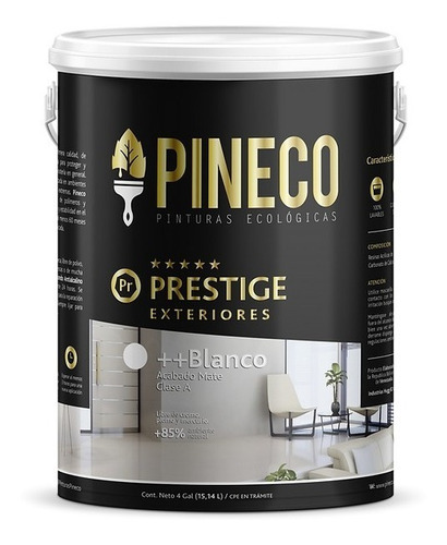 Pinturas Pineco Blanco Satinado Galón