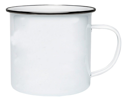 Taza De Peltre Blanca Para Sublimar 11oz