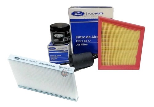 Kit X 4 Filtros Aire Aceite Nafta Hab Ford Ka Motor Dragon 