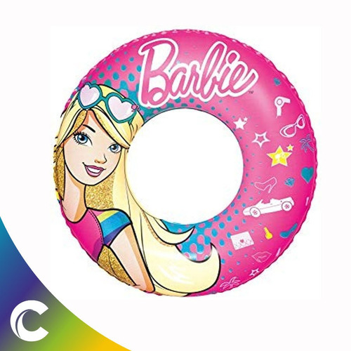 Bestway Barbie Salvavidas Pileta Swim 56cm 93202 