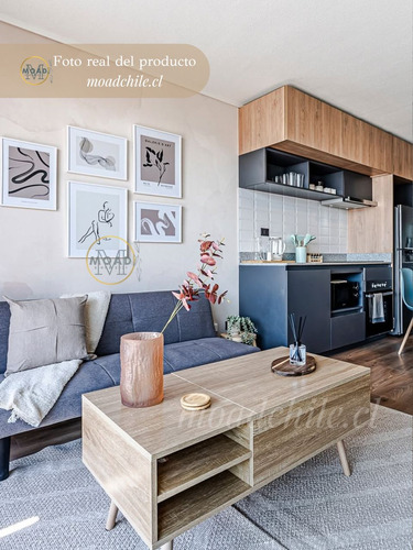 Mesa De Centro Elevable Con Almacenamiento Y Compartimento