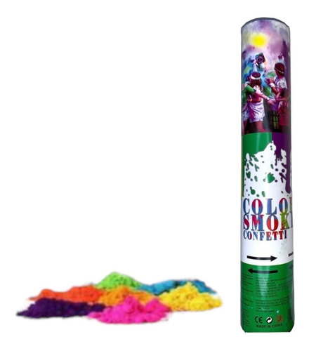 Lanzador Polvos Holi Neon 1 Pza Bazuca Mayoreo