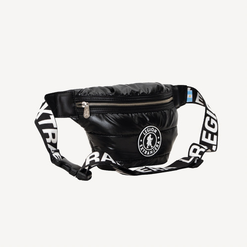 Riñonera Ushuaia Diamond Rap Negro