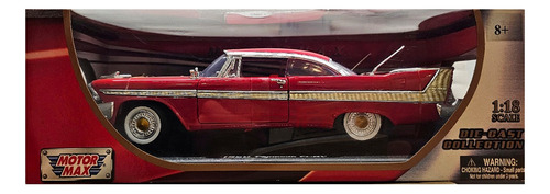 Plymouth Fury 1958 Rojo Automóvil D Colección Hobby Esc 1:18