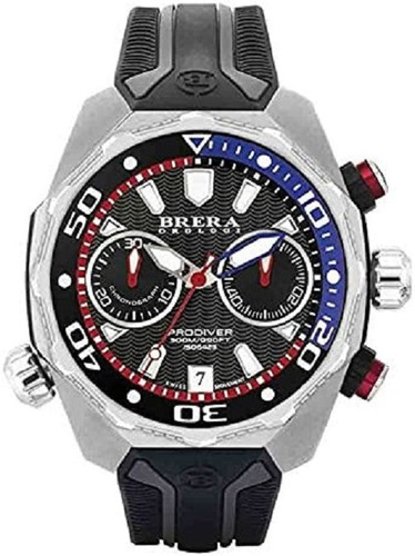 Reloj Brera Orologi, 47mm Brdv2c4701 Certificado Para Buceo