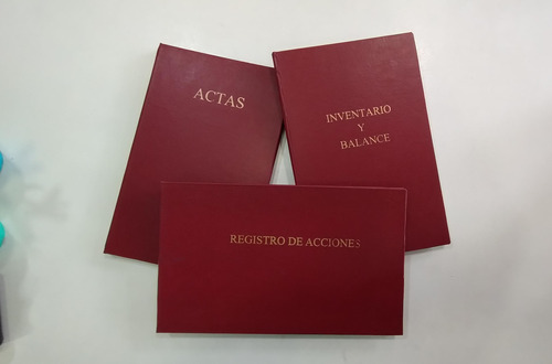 Pack Sas: Actas + Inventario + Reg. Acciones