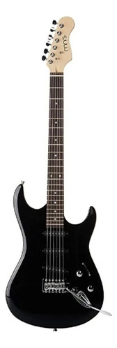 Mars Mrs-111 Packblk Paquete Guitarra Eléctrica Color Negro