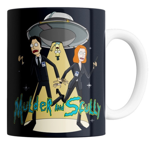 Taza De Cerámica - X Files (rick And Morty)