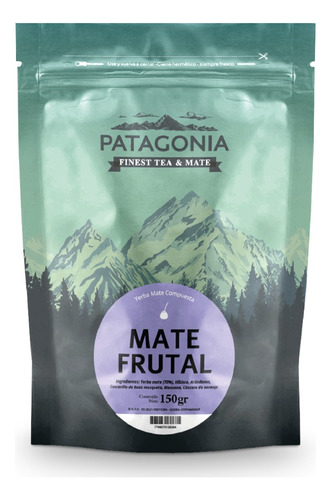 Yerba Mate Compuesta Patagonia Mate Frutal X 150 G