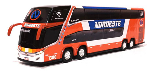 Brinquedo Miniatura Ônibus Antigo Nordeste Coleção 30cm
