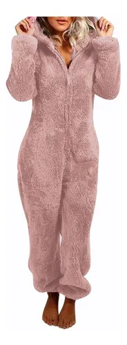 Yi Mono Mujer Con Capucha Manga Larga Pijama Casual