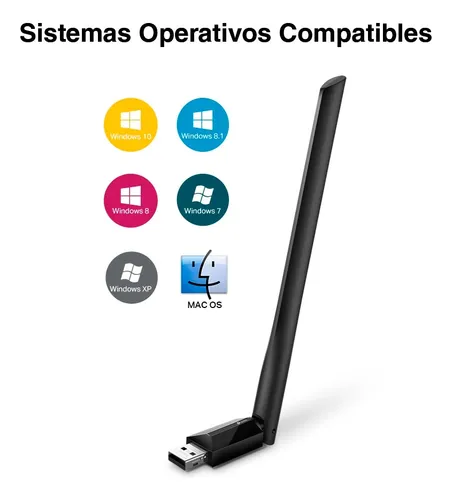 Adaptador De Red Wifi Usb Banda Dual Archer T2u Plus Tp-link