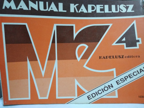 Manual Kapelusz Mk 4 Edición Especial