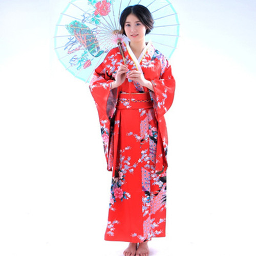 Disfraz De Kimono Tradicional Japonés Yukata Para Mujer