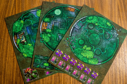 Dungeon Craft: Conjunto De Terreno 2d Del Bosque De Hadas Tt
