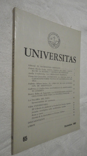 Revista Universitas - Nro 65 - Diciembre 1982