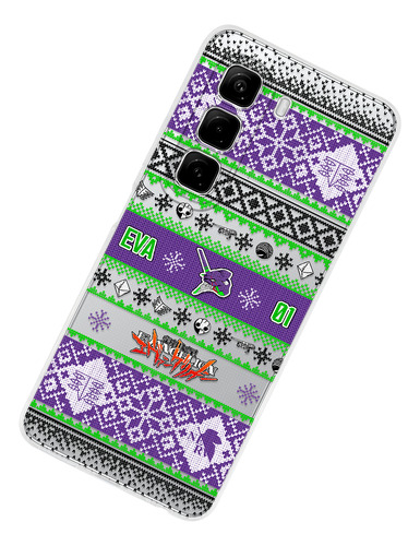 Funda Para Nubia Evangelion Eva 01 Shinji Ugly Sweater Anime Eva 01 Hot 30